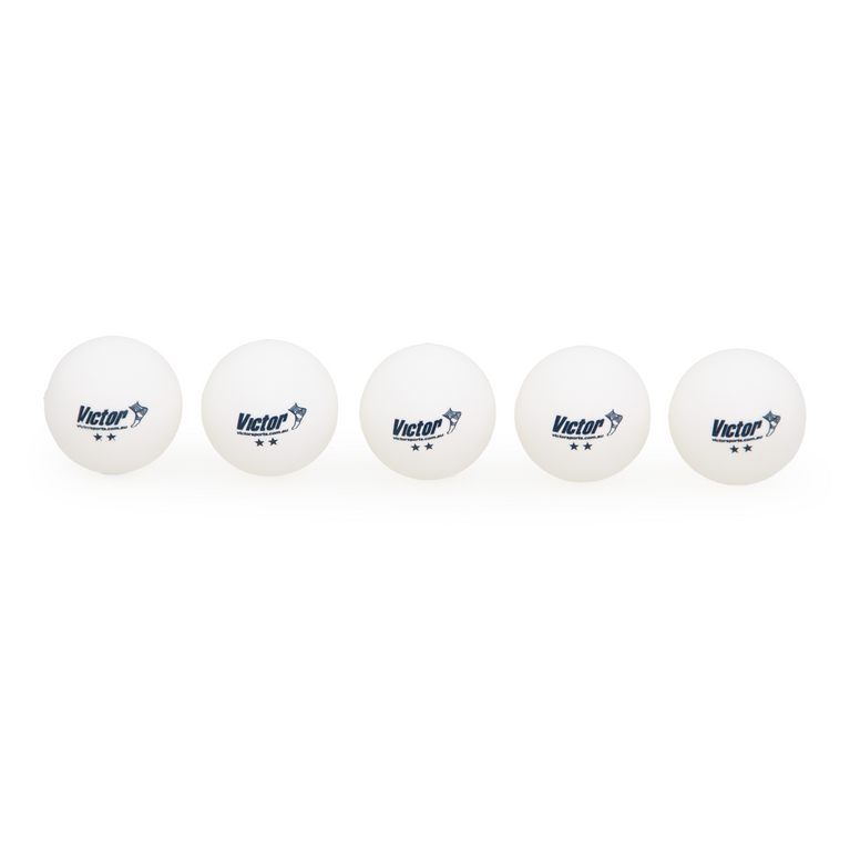 VICTOR TABLE TENNIS BALLS BUCKET (5 DOZ)