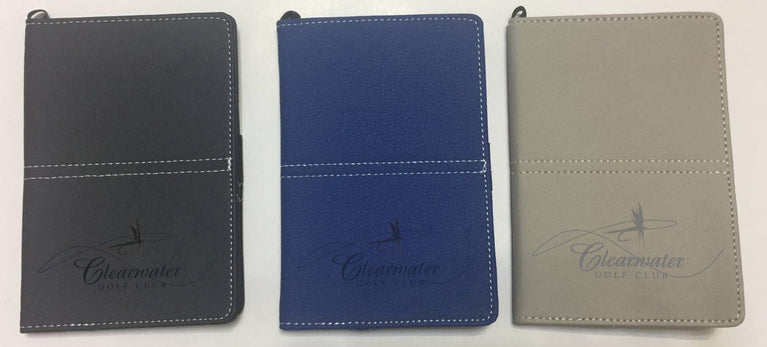 Scorecard Holder with Embossed Custom Logo