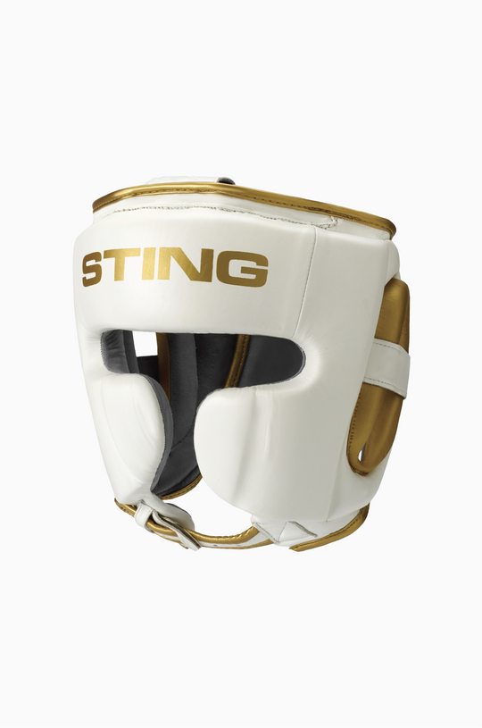 VIPER X GEL FULL FACE HEAD GUARD - WHITE