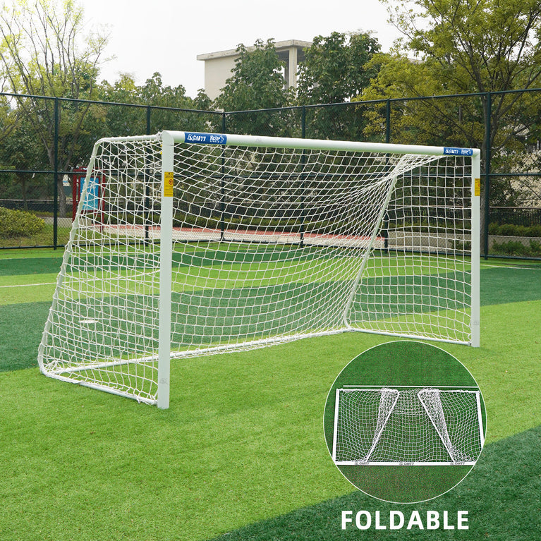 FOLDAWAY ALUMINIUM FOOTBALL GOALS