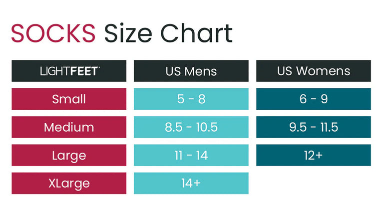 LIGHTFEET PERFORMANCE SOCK HALF CREW