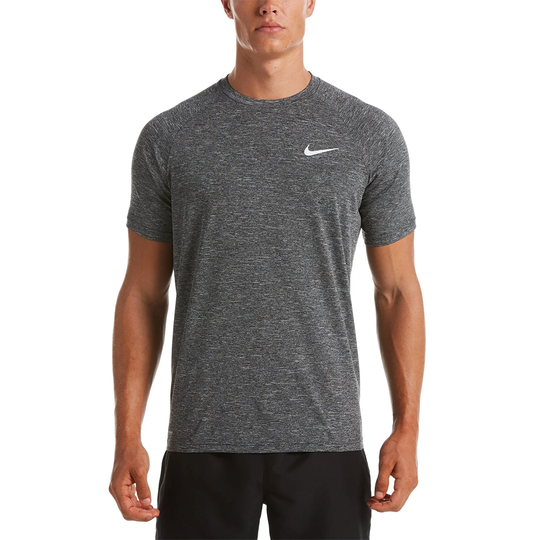 Nike Swim Men's Heather Short Sleeve Hydroguard Top