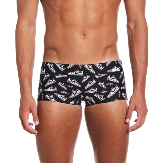 Nike Swim Men's Hydrastrong Multi Print Sneaker Square Leg Brief