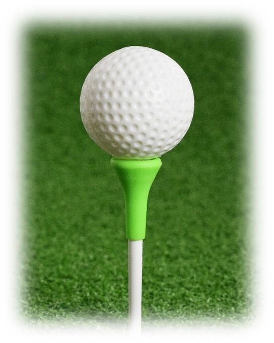 Optima Rubber Top Tees - 3 1/4"