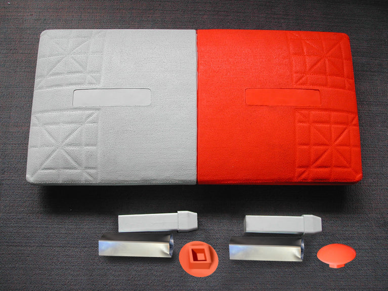 RUBBER MOULDED SAFETY FIRST BASE WITH GROUND ANCHORS