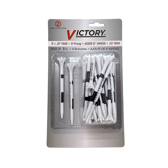 ZF VICTORY 5-PRONG 3-1/4" TEES - 30 PACK
