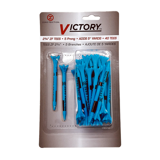 ZF VICTORY 5-PRONG 2-3/4" TEES - 40 PACK