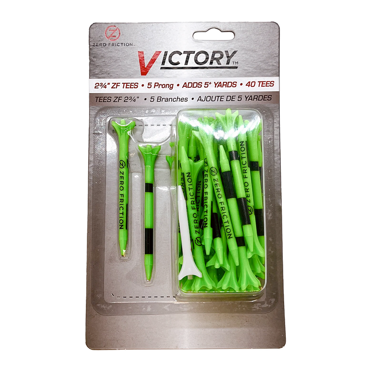 ZF VICTORY 5-PRONG 2-3/4" TEES - 40 PACK