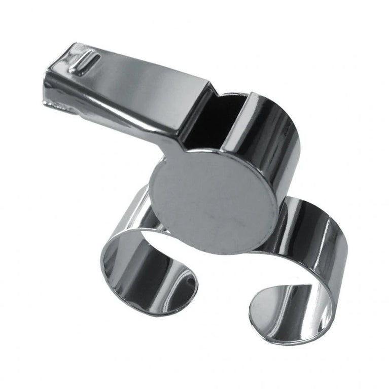 METAL FINGERGRIP WHISTLE