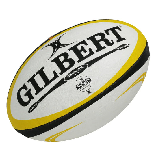 GILBERT DIMENSION MATCH BALL YELLOW-BLACK SIZE 5