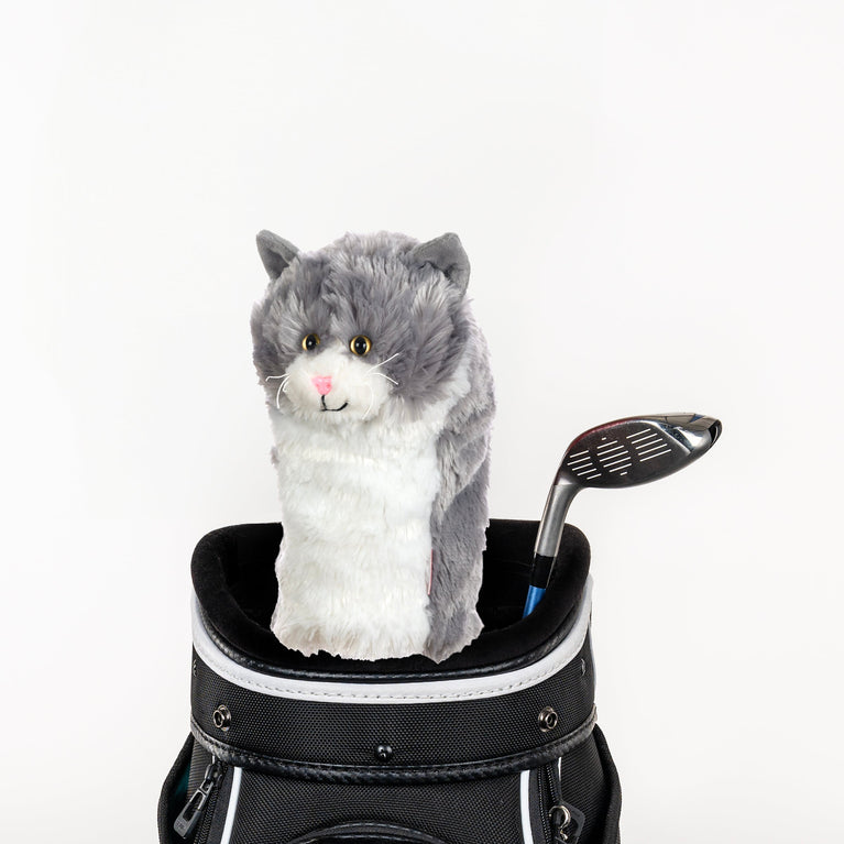 Daphne Grey & White Cat Driver Headcover
